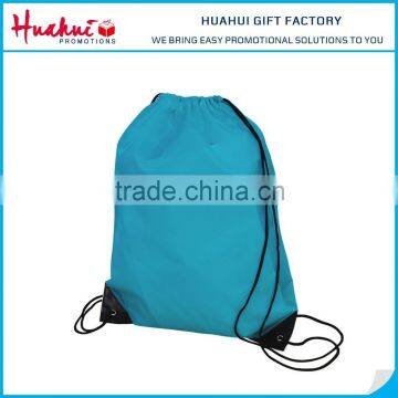 Eco-friendly Material Top Quality Logo Printed Polyester Drawstring Bag