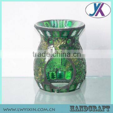 Mosaic tart burner/oil burner/tart warmer25/tealight with candle/candle holder
