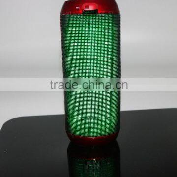 Hottest Top Quality 2016 Music Mini Bluetooth Speaker With FM Radio,LED Light, TF Card Support photo-5