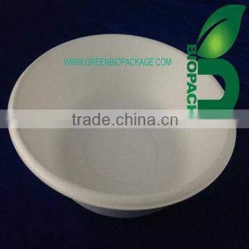 100% Sugarcane Bagasse Biodegradable Round Bowl