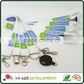 Safety Bucklerope short key lanyard Heat Transfer Printing Washable