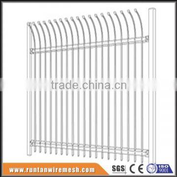 Trade Assurance Hot Dipped Galvanized and Powder Coated Tubular Steel Fence photo-3