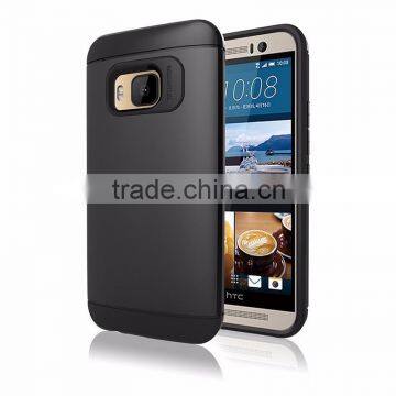 Matte touch hybrid TPU+PC shockproof case for HTC One M9