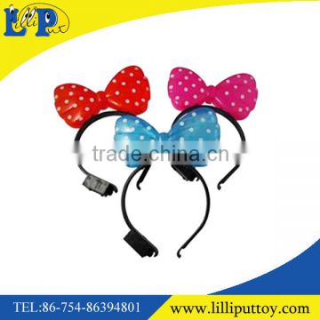 Newest design lighting bowknot hairpin