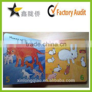 Customized OEM cardboard cheap kids coloring book