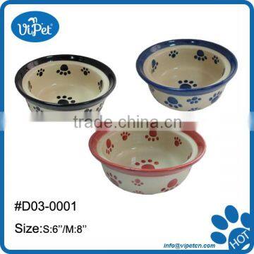 2016 new ceramic pet bowl