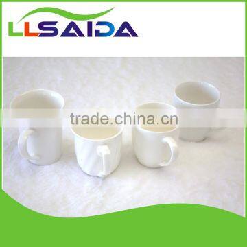 Good quality 200ml white mug saida white ceramic mug