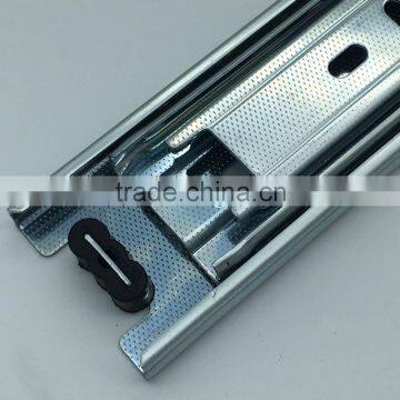 Jieyang Kitchen Iron 3-fold Full Extension Ball Bearing Drawer Guide Rail photo-3