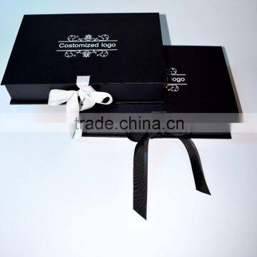 Human hair box packaging with custom logo