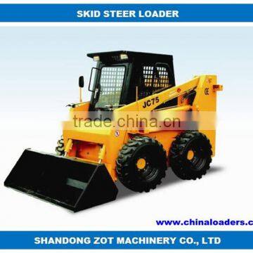 China CE Skid Steer Loader for Sale JC75 Deutz Diesel Engine Imported Hydraulic System