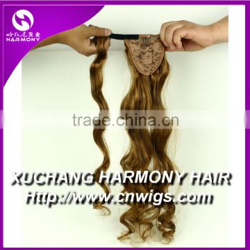 Harmony Quality Stock ponytail hair piece for sample order test