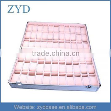 Metal sample display suitcase,aluminum jewelry storage case,aluminum watch display box ZYD-BX92719