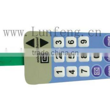 Custom made metal dome membrane keypad