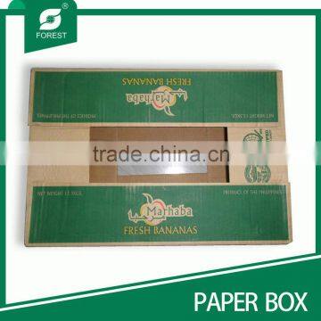 HOT SELL BANANA PACKING BOXES TOP AND BOTTOM