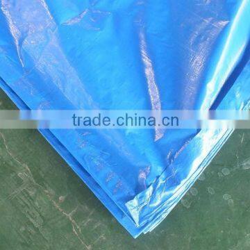 Blue Tarpaulin High Density Polyethylene Leno Woven Fabric Double Gblue Custom Size All Purpose Truck/boat Outdoor Cover China photo-2