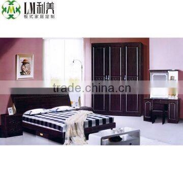 MDF wood carving bedroom furniture 302012