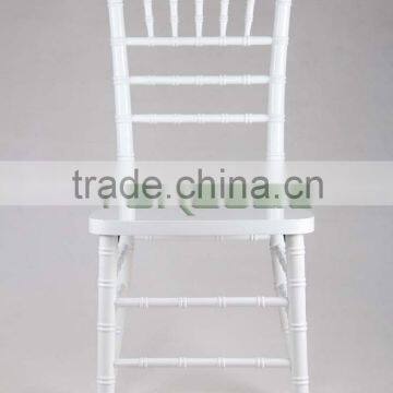 China Wedding USA Style White Wooden Chiavari Chair