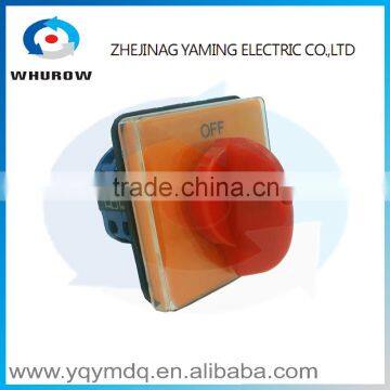 LW26-20/2DS High quality dc voltage automatic electrical changeover rotary cam switch 2 poles 20A sliver point contacts