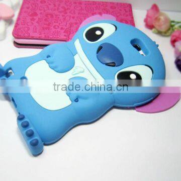 Cute Design 3D Cartoon Stitch Silicone Case For Samsung N7100