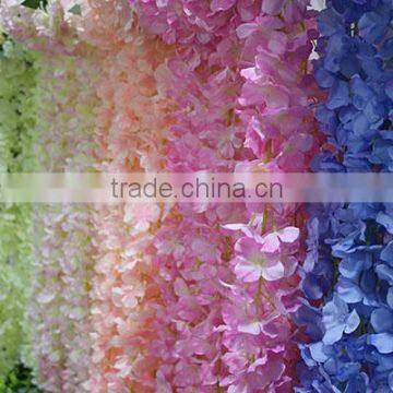 Wisteria Wedding Artificial Flower Wall Wholesale Silk Flower Wall Decoration