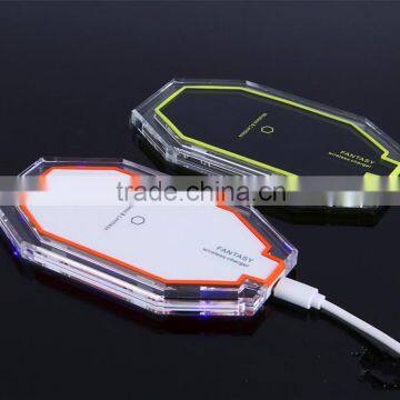 2016 newly technology led wireless qi charging pad