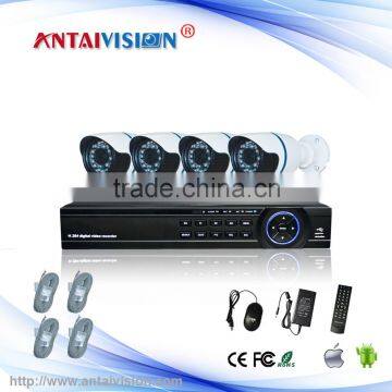 OEM Factory promotion 4CH P2P NVR KIT wireless nvr kit with 4 pcs waterproof ip camera