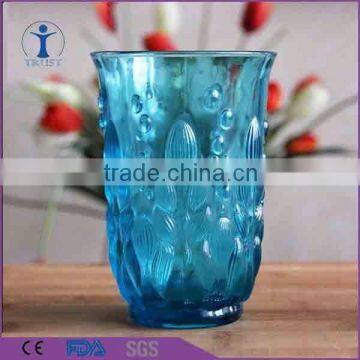 Wholesale Colored Tableware Embossed Glass Tumbler Quality Choice photo-5