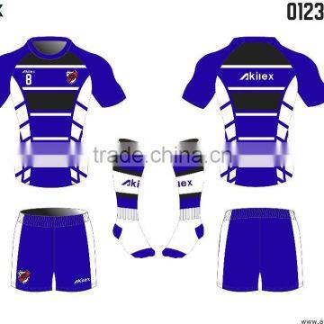 Small MOQ rugby shirt , dry fit custom rugby league jersey , sublimated rugby shirt