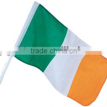 Top quality irish flag car flag small MOQ