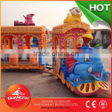 Most popular! Professional elephant track train electric amusement train ride for sale