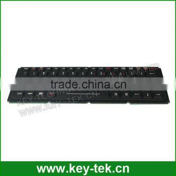 Custom IP65 Dynamic Sealed & Ruggedized Industrial Silicone Rubber Hygienic Keyboard
