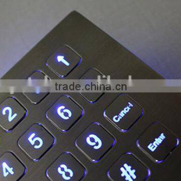 12 Keys Metal Keypad Entry With Rear Panel Mounting photo-3