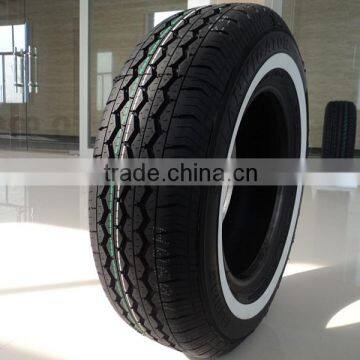 radial passenger white wall tire 185R14C