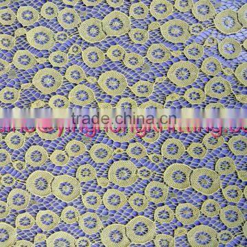 Womens bar lace fabric ,loops and dot deaigns fabric lace