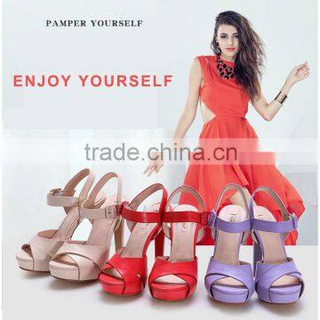 Fashion High Heel Women Simple Sandals Female Sandals