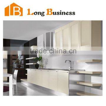 LB-JL1125 White lacquer Kitchen cabinet china factory Modular kitchen cabinet