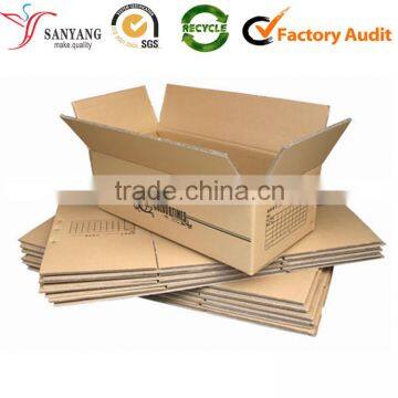 corrugated shipping carton box with shipping market