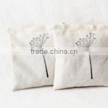 Make you relax chamomile scent dry flower linen embroided air freshener