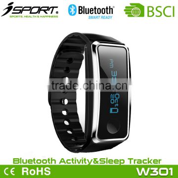 Wearable Technology Touch Operation Bluetooth Fitness Band for IOS Android Smartphones