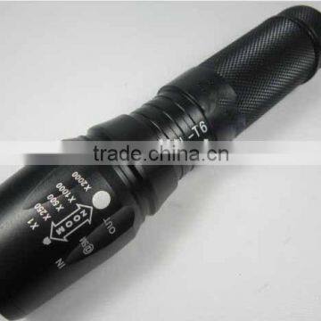 CREET6 Zoomable Led Flashlight 18650 or 3XAAA Battery photo-4