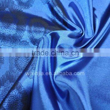 Cation Jacquard Satin fabric