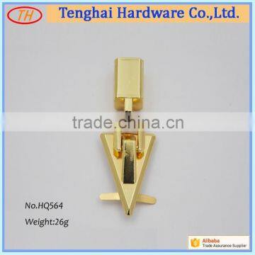 New style fashion triangle metal accessories for bag handle