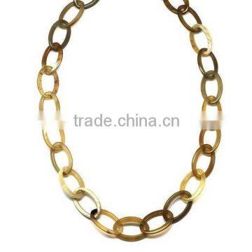 Eco-friendly high quality nice brown water buffalo horn necklace jewelry from vietnam