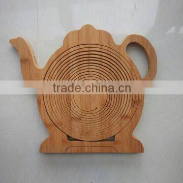kettle shape water jug customized bamboo basket