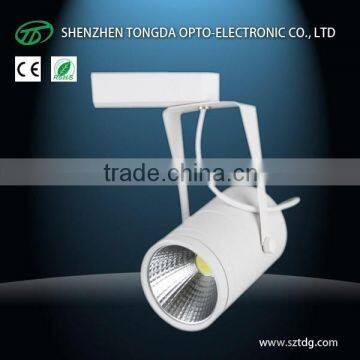 3 years warranty competitive Price 12w COB LED Track lighting black/white surface (TongDa)