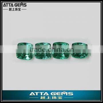 hot sale synthetic gems price per carat created green topaz