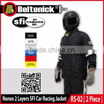 Beltenick 100% NOMEX Two Layers SFI Car Racing Jacket 2 Piece RS-02