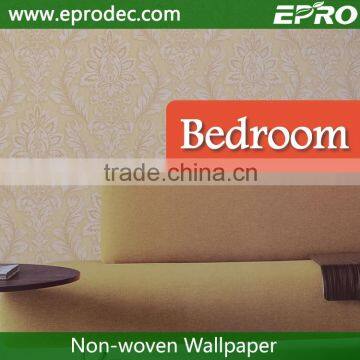 Anti-Static non-woven material unique wall fashion wallpaper for lodging house