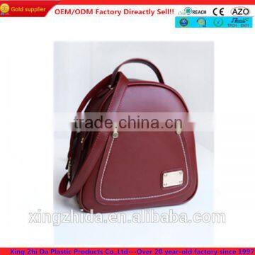 Girl's leisure pu backpacks