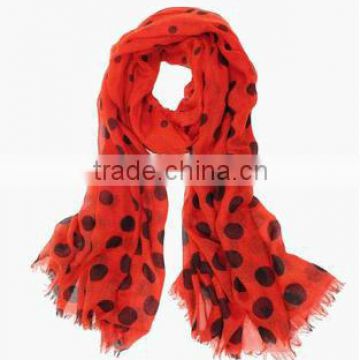 Large-mini Polka Dots Scarf